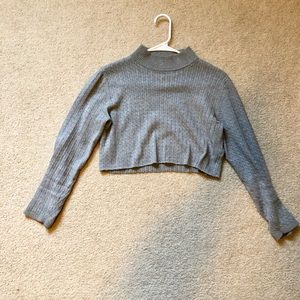 Cropped turtleneck